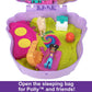 Polly Pocket Llama Camp Adventure Playset with 2 Micro Dolls & 13 Accessories, Multicolor Travel Toy, Model HKV33