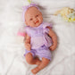 YaLuoQian Silicone Reborn Baby Dolls 1:1 Silicone Smile Doll Realistic Reborn Baby Dolls