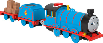 ​Thomas & Friends Motorized Toy Train Talking Gordon Battery-Powered Engine With Sounds & Phrases For Pretend Play Preschool Kids Ages 3+ Years