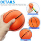 15Pcs 6'' Mini Basketball Balls Bulk Small Basketball Set with Pump, PVC Small Basketball for Over The Door Basketball Hoop Game