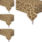4 Pack Animal Safari Theme Zoo Print Table Cover Animal Theme Tablecloth Party Supplies Ideal for Jungle Animal theme Birthday P