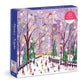 Galison Snowy Night 500 Piece Puzzle From Galison - 20'' X 20'' Winter Themed Puzzle That Is Perfect For The Holidays, Beautiful