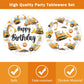 Bqk 96 Pcs Construction Plates And Napkins Construction Party Decorations Construction Paper Plates Construction Birthday Party