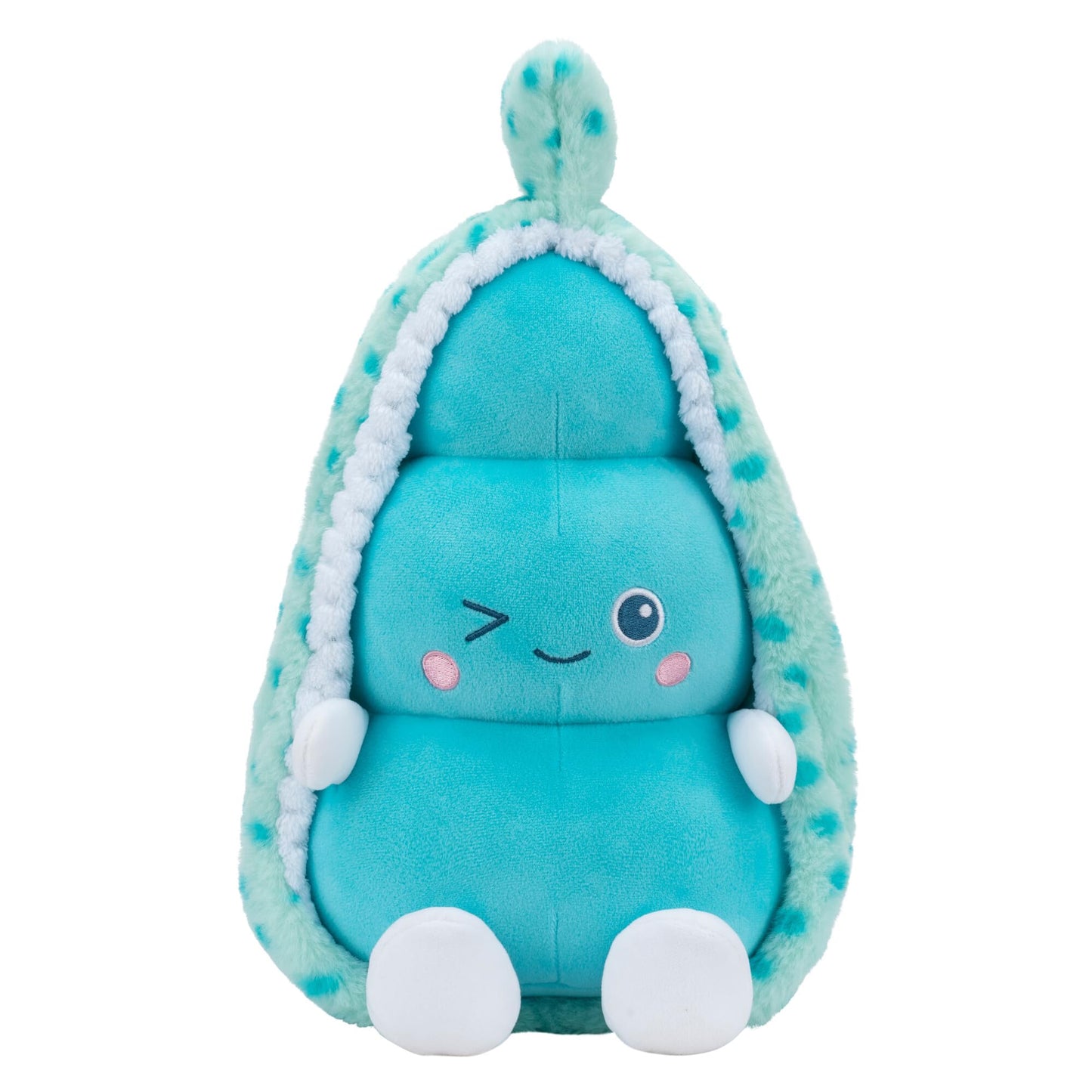 Living On The Veg 14-Inch Recycled Material Plush - Peacepods Clay - Collectible Stuffed Toy From The Makers Of Squishmallows