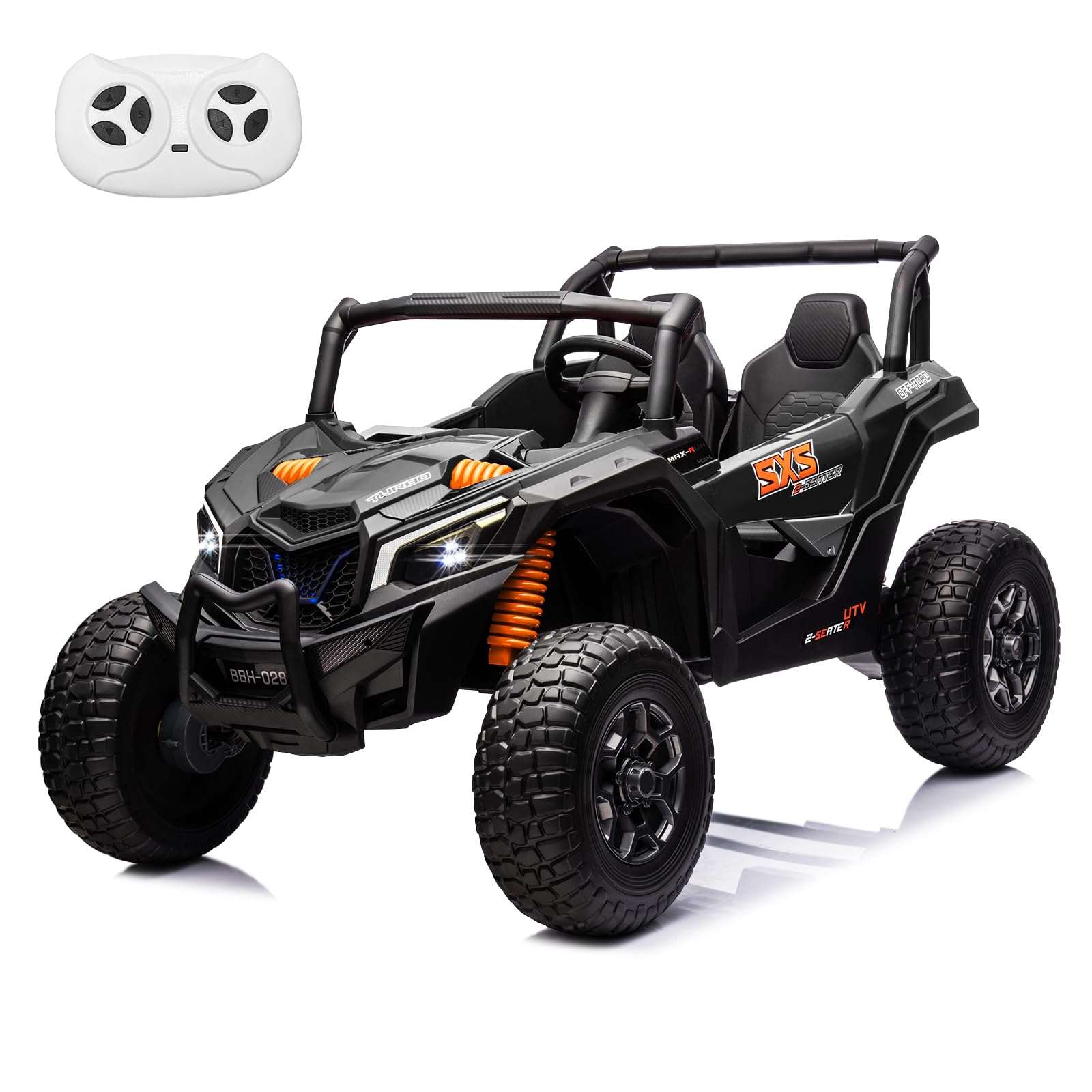 MOLACHI 24V 2 Seater Kids Ride on UTV Car (OLDRED)