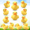Skylety 12 Pieces Stuffed Duck Plush Yellow Stuffed Animal 4 Inches Plush Soft Toy Small Duck Playset For Boys And Girls Room So