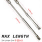 VICRAZZE 112-165mm and 138-213mm Stainless Steel Drive Shaft for 1/10 RC Crawler Traxxas TRX6 Axial SCX10 Wraith Capra D90 TF2 R