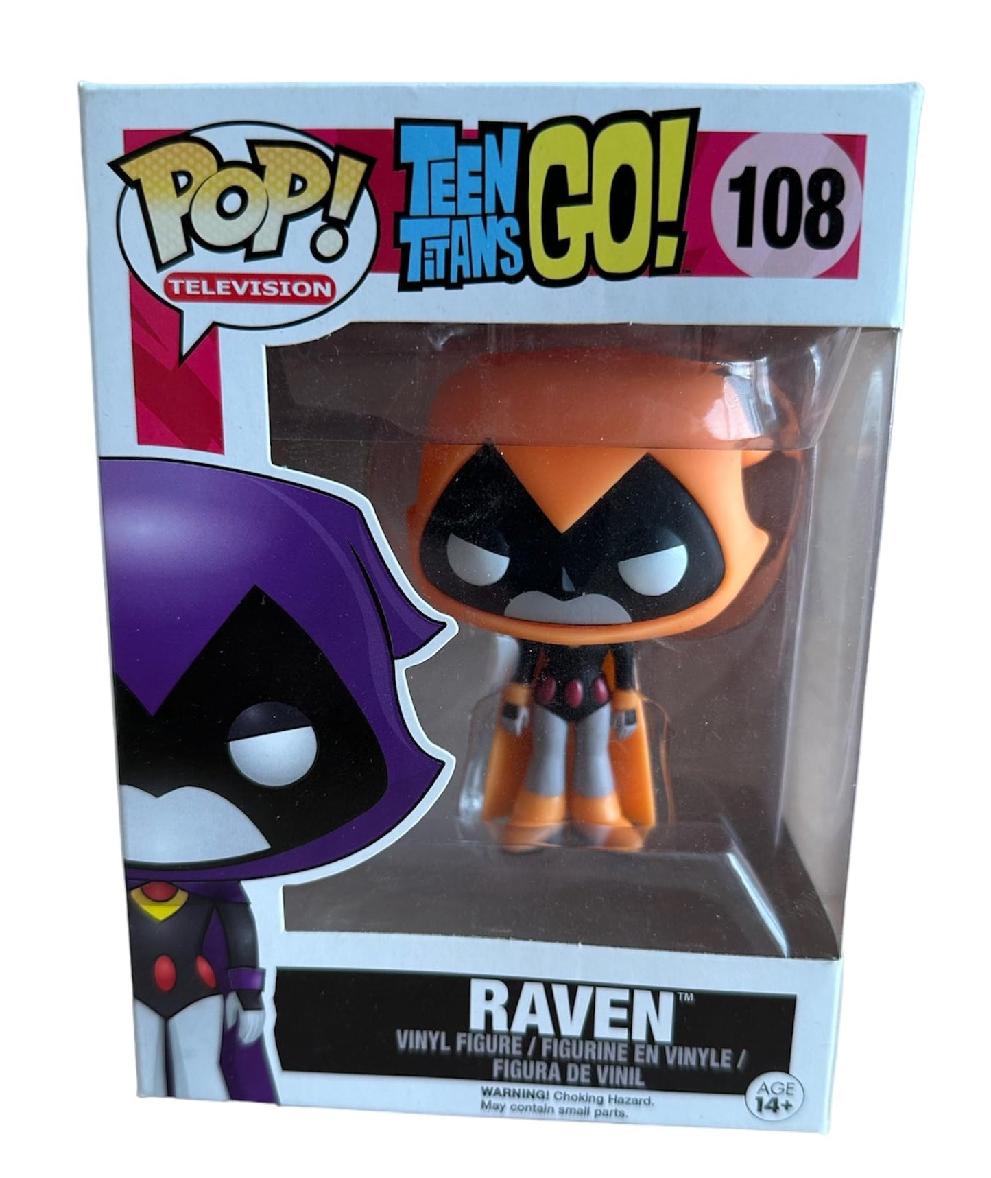 Funko 9508 - Teen Titans Raven Figure, Orange