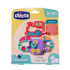 Chicco 123 Train | Rattle for 3 to 18 months|EasyGrip Baby Toy with Soft Teething Paws & Rattling Sound| Soothes Gums & Stimula