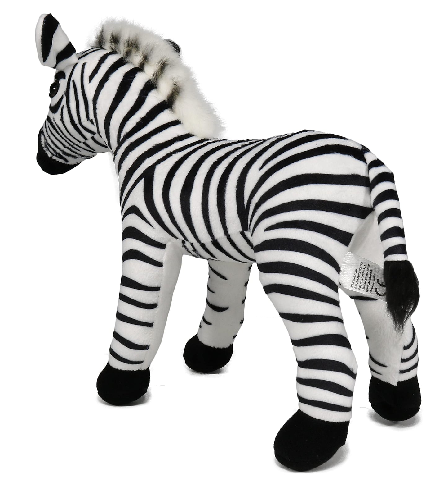 Ice King Bear Wild Animal Stuffed Animals Zoo Family Plush Toy (Zebra 11 Inches)