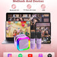 Aplsinvivi Karaoke Machine For Kids Adults, Portable Kid Karaoke Speaker With Wireless Microphone, Gifts For Girls Ages 4, 5, 6,