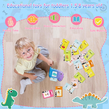 Electight Talking Flash Cards, [224 Sight Words] Toddler Words Learning Interactive Toy, Preschool Montessori Toy For Early Lear
