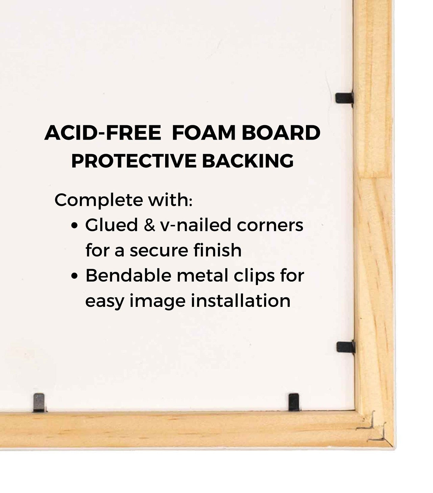 20X27 Puzzle Frame Gold Solid Wood Picture Frame Set With Peel And Stick Puzzle Glue Sheets | Interior Depth 0.5 Inches | Rustic