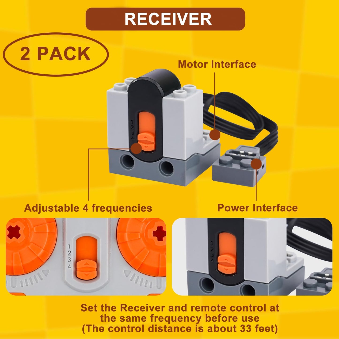 40Pcs Power Function Motor Set For Lego Technic - Unleash Your Creativity With M, L, Xl, And Servo Motors, Train Motor, Remote C