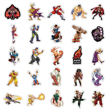 52Pcs Games Merch Stickers, Collection Vinyl Waterproof Sticker Decals For Water Bottle, Laptop, Phone, Skateboard, Car, Gifts F