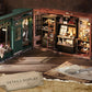 Lannso DIY Dollhouse Miniature Kit, Magic Wand Shop, Wooden, F32, One Size, Dust Proof Cover