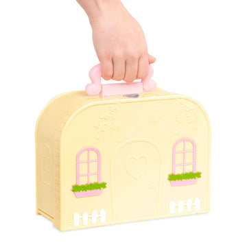 Li'l Woodzeez Pastry Shop Playset - Compact Travel Toy with Dollhouse Furniture for Kids Age 3+, Multicolor
