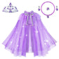 Heyzeibo Princess Dresses For Girls 4-6, Princess Cape Set, Princess Dressing Up Toys Role Play Gifts For Christmas Birthday