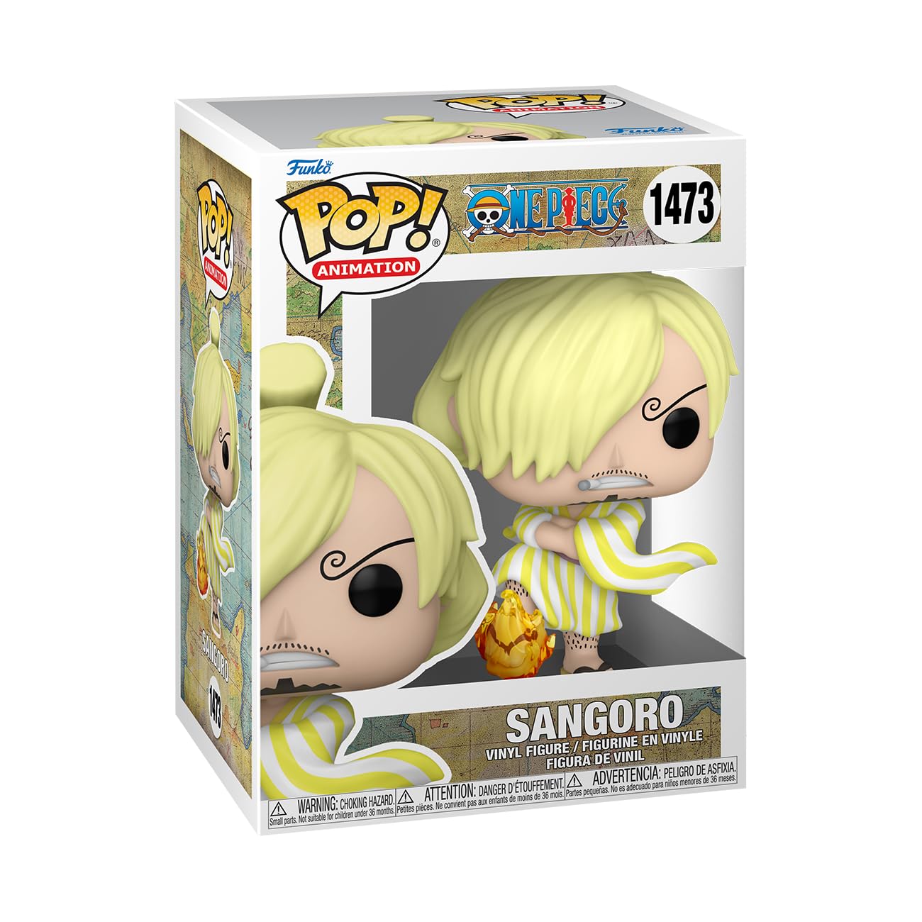 Funko Pop! Animation: One Piece - Vinsmoke Sanji - Sangoro - (Wano) - Collectable Vinyl Figure - Gift Idea - Official Merchandise - For Kids & Adults - Anime Fans - Model Figure For Collectors