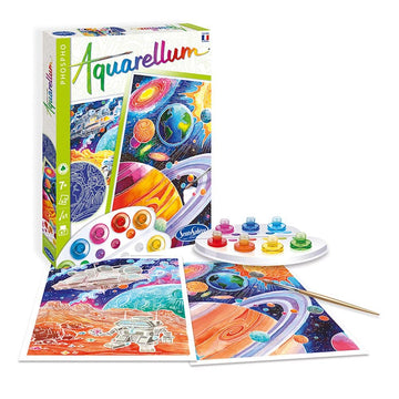Sentosphère Aquarellum Phospho Cosmos Glow In The Dark Watercolor Painting Kit