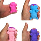 Squishy Stretchy Pug (2.5'' to 6.5'') Rubber Fidget Sensory Toy Filled with Sand. Great Stress Relief Dog Toy for Kids, Adults a