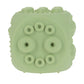 Nuby Silicone Block Poppers - (2-Pack) Interactive Baby Block Toy for Babies 10+ Months - Blue and Green