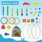 Anytin Pool Rings Diving Toys - 38Pcs Swimming Thru Pool Diving Game Toys,Pool Toys Or Kids Ages 4-8-12,With Diving Rings,Diving