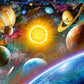 Castorland 500 Piece Jigsaw Puzzle  Outer Space  Solar System Puzzle with Comets  Asteroids and Galaxies  Universe  mature-themed Puzzles  B-52158