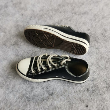 1:6 Scale Figure Shoes Sneakers Shoe For 1/6 12 Inch Male Action Figure Toy (Black)