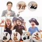 Mimidou Cute Animal Finger Puppets Toys 5 Set, Panda, Squirrel, Cat, Shiba Inu, Pug, Role-Telling Animal Puppets, An Excellent G