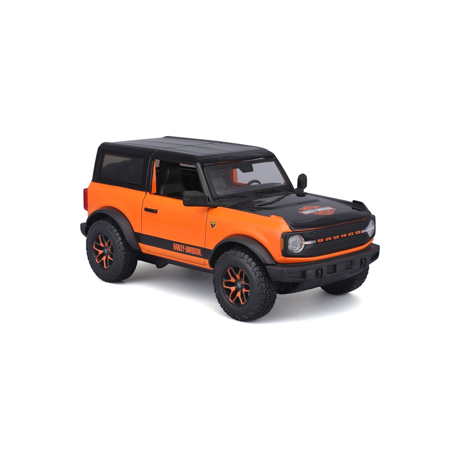 Maisto 1:24 H-D Custom - 2021 Ford Bronco Orangeblack