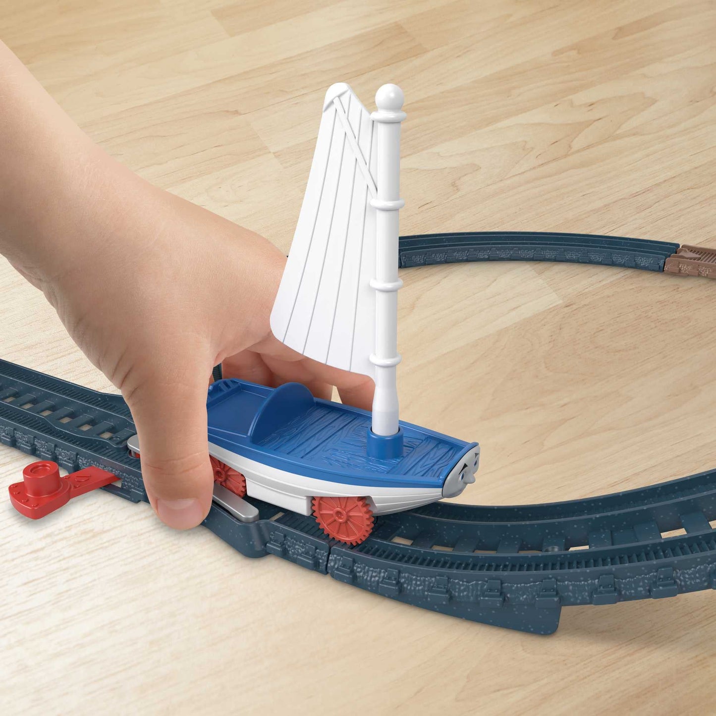 Thomas & Friends Motorized Toy Train Set Bridge Lift Thomas & Skiff Track Playset With Boat For Preschool Pretend Play Kids Ages