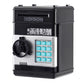 Evthsu Black Electronic Atm Safe Piggy Bank For Kids - Real Money Savings Coin Bank With Code Lock & Password, Gift Money Box Fo