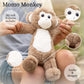 World's Softest Plush MoMo Monkey Stuffed Animal - Medium 10" Huggable Toy, Multicolor, Kid-Friendly Polyester, Model WS01141-0016