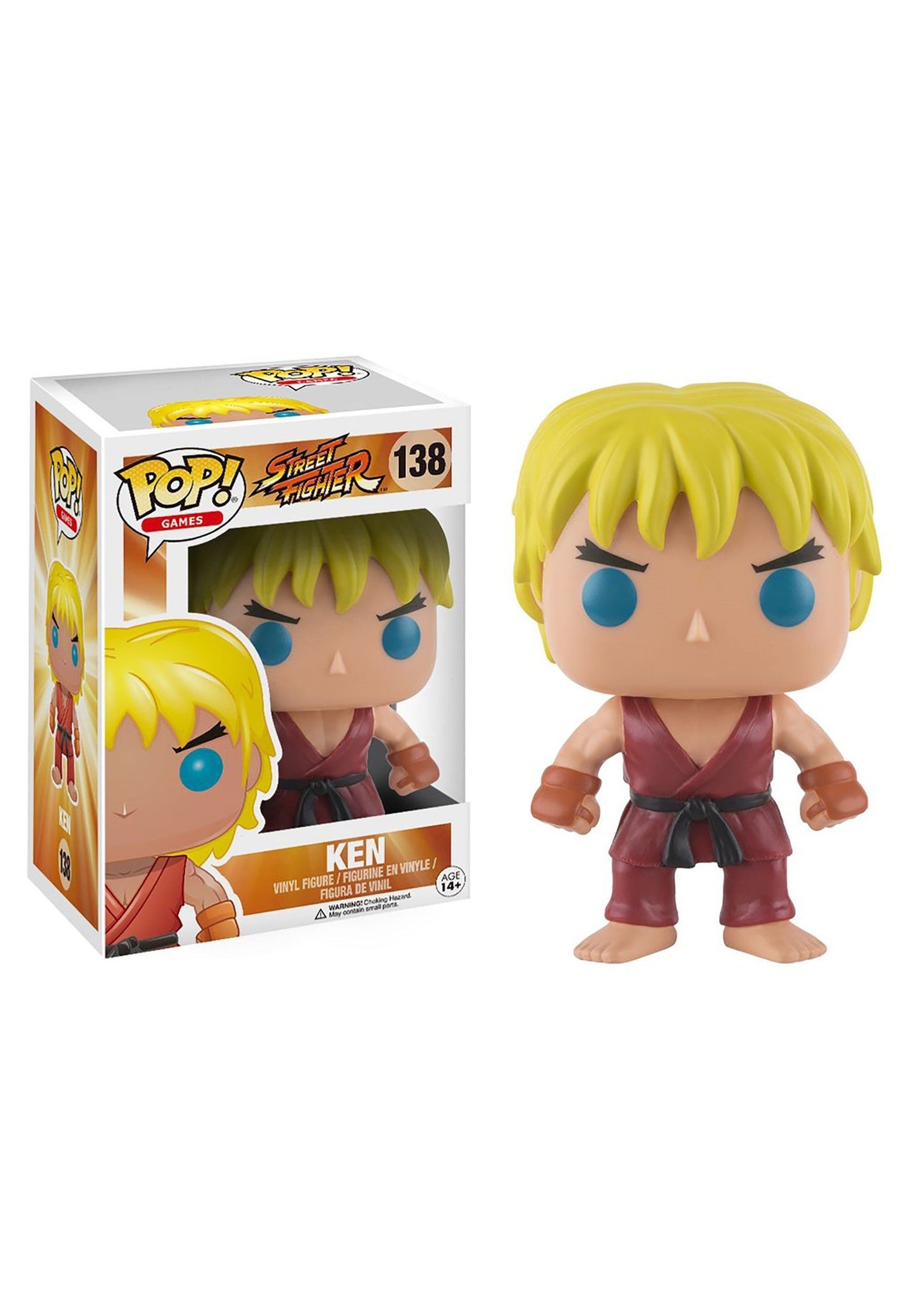 Funko Street Fighter Ken Pop Games Figure