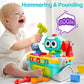 iPlay, iLearn Toddler Musical Workbench - Pretend Play Tool Set, Shape Sorter & Pounding Game for 1-3 Year Old Boys & Girls, Multicolored