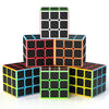 Vdealen 3X3X3 Speed Cube Set, 6 Pack Speed Cube Bulk Magic Cube Set, School Classroom Prize For Students Birthday Party Favors Stocking Stuffers Gifts For Kids Teens Adults(Carbon Fiber Sticker)