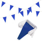 Tsmd Solid Blue Pennant Banners Flags String Diy Bunting Flags,Party Decorations For Grand Opening,Kids Birthday,Party Events Ce