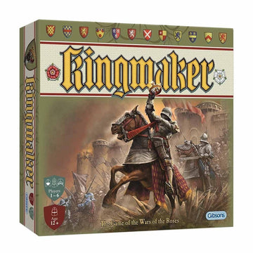 Kingmaker – Board Game By Gibsons Games -1-6 Players – 60-120 Minutes Of Gameplay – Games For Game Night – Teens And Adults Ages 14+ - English Version