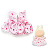 17cm Doll Clothes Labubu Clothes for 6.7inch(17cm) Dolls enhanced Doll Outfit with Hat and Accessories(Clothes Only) (Pink)