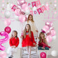 Sweet 10Th Birthday Decorations For Girls, Pink And White 10 Happy Birthday Balloons,10Th Birthday Party Supplies For Daughter H