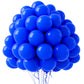 Garma Blue Balloons 12 Inch, 100Pcs Blue Latex Party Balloons For Balloons Arch As Christmas, Birthday, Graduation, Wedding, Bab