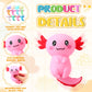 Meooeck 12 Pack Stress Relief Axolotl Toys Stress Glitter Axolotl Starfish Sugar Balls Relaxing Sensory Fidget Toy Relieve Anxie