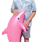Huge 40' Pearlized Dolphin Inflate Inflatable Pool Toy Beach Poolside Aquatic Themed Decor Birthday Party Buffet Table Decoration (Pink - 1 Pack)