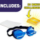 Vango UpsideDownChallenge Game - Fun Challenges with Goggles, Ages 8+, 2-6 Players, Blue, Bonus Edition with 30 Extra Challenges, Model VNG070B