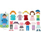 HABA Dress Me Lacing Cards - Montessori Toy for Fine Motor Skills, 36 Wooden Pieces, Multicoloured, Model 305165
