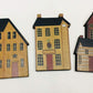 Hearthside Collection 3 Primitive Country Wooden SALTBOX Town House Village Blocks