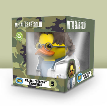 Tubbz Boxed Edition Dr. Hal Otacon Collectible Vinyl Rubber Duck Figure - Official Metal Gear Solid Merchandise - Tv, Movies & Video Games
