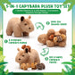 Hollowfly 5 Pcs Capybara Stuffed Animals Capybara Plush Set Gift For Kids Mommy With 4 Cute Babies Inside Soft Stuffed Capybara