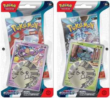Pokemon TCG: Scarlet & Violet - Paradox Rift - Checklane Blister Pack (Random  Pineco OR Sinistea)